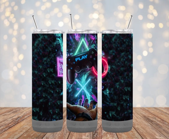 20 oz - Playstation Speaker Tumbler 2 - For Hot/Cold Drinks