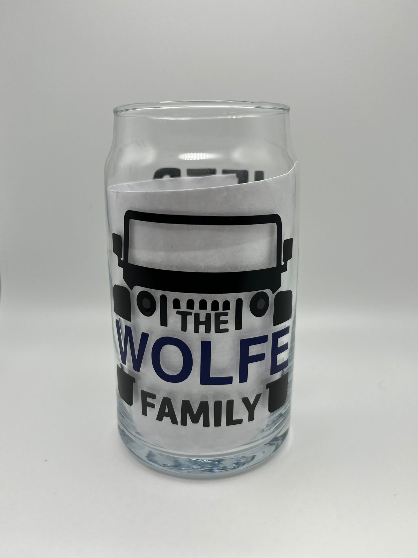 Perzonalized Jeep Family - Libbey Glass