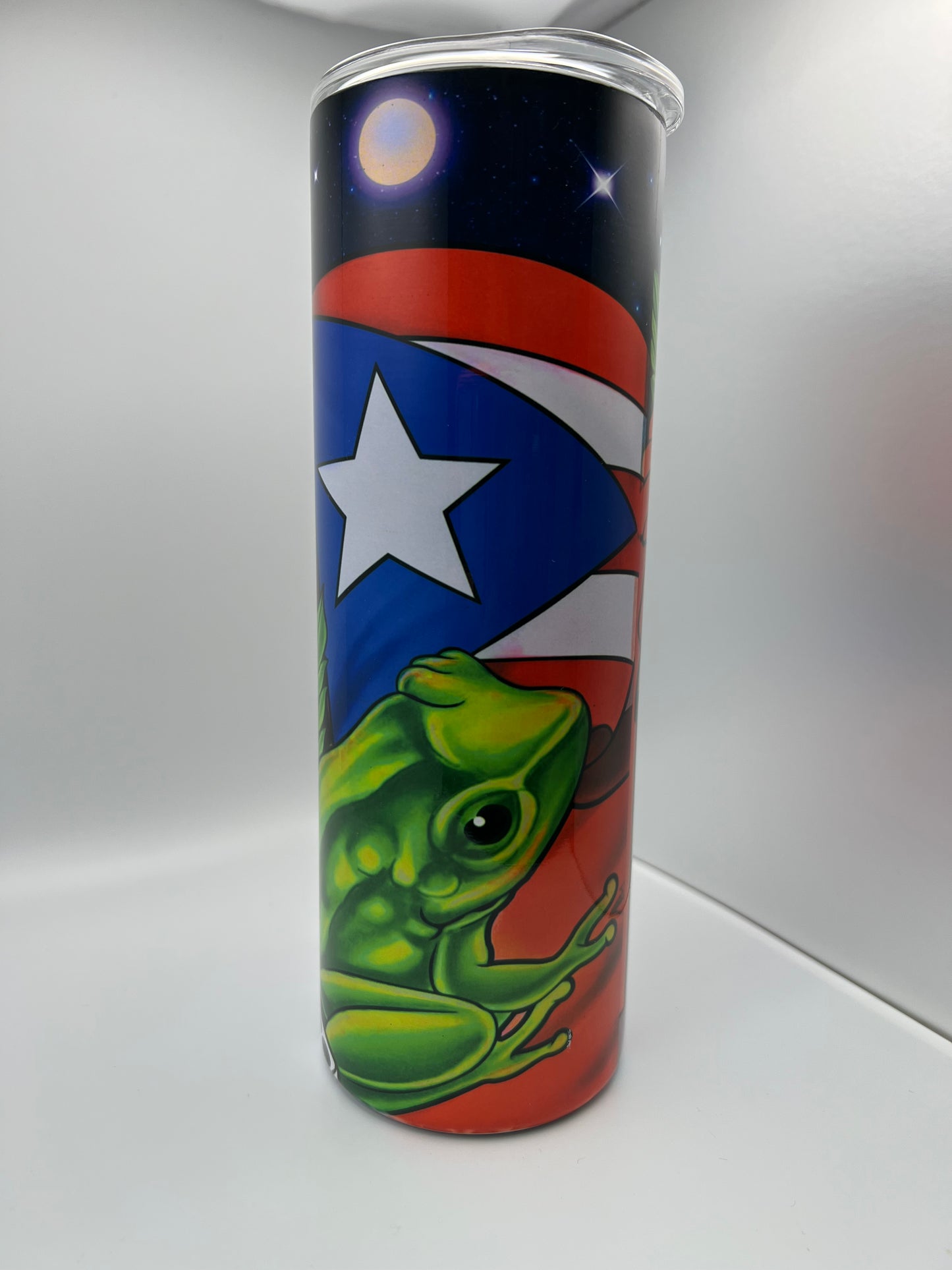 20 oz - Puerto Rico Proud Metal tumbler - For Hot/Cold Drinks