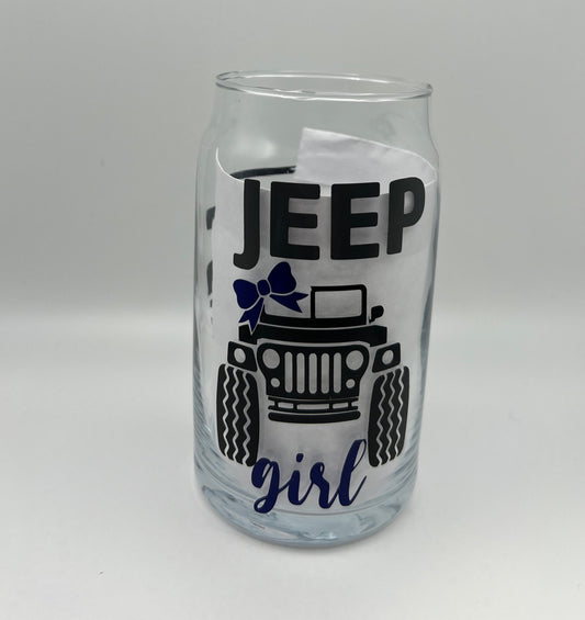 Jeep Girl - Libbey Glass