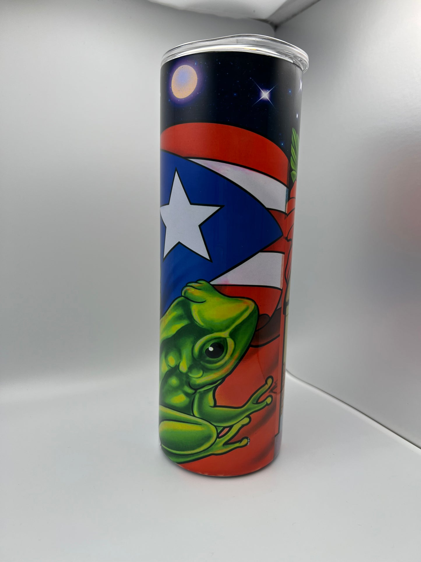 20 oz - Puerto Rico Proud Metal tumbler - For Hot/Cold Drinks